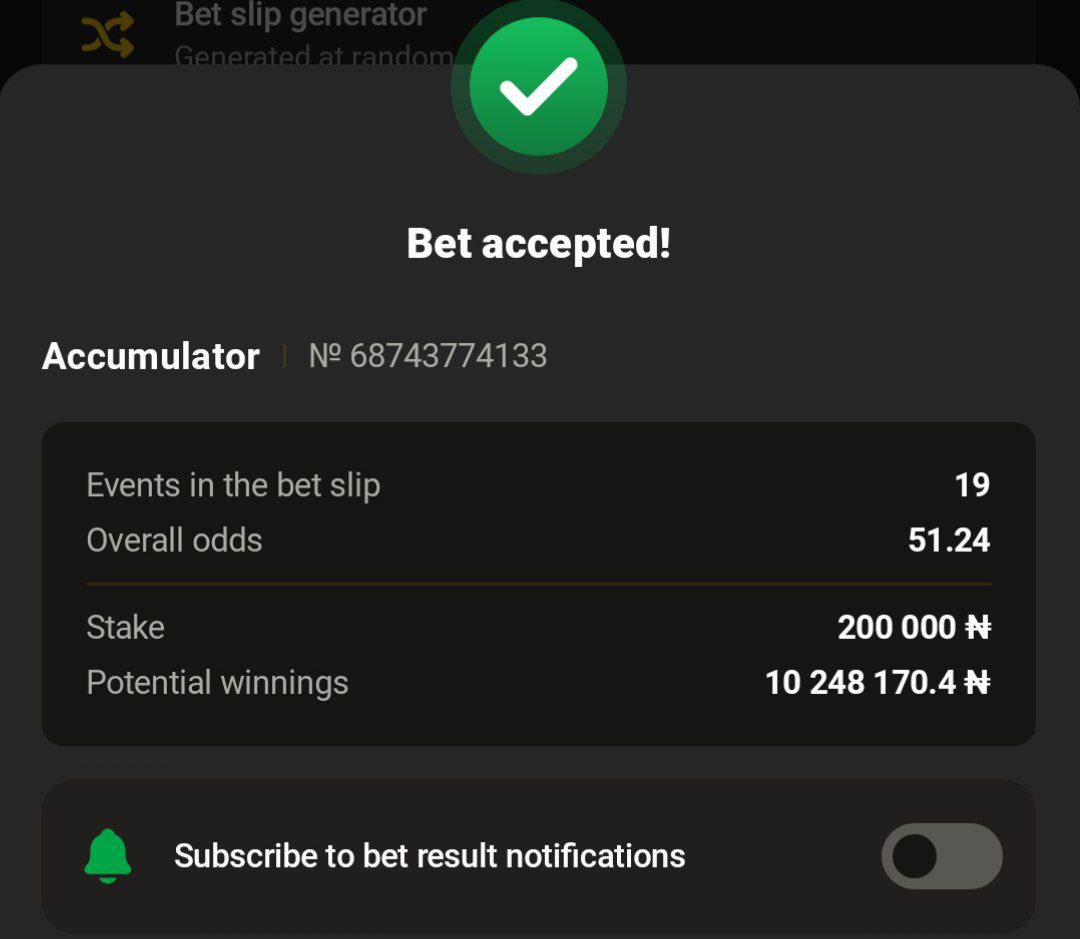 Morayoorr's tweet photo. Favorite Team To Score 1 on Afropari 

50 odd 

Code: FAB5S

You don't have account on afropari?

Register here and fund Below👇👇👇 

https://t.co/jKOfwJMfQ7

Promo code: WORLDBOSS https://t.co/YMRQ2WaGIo
