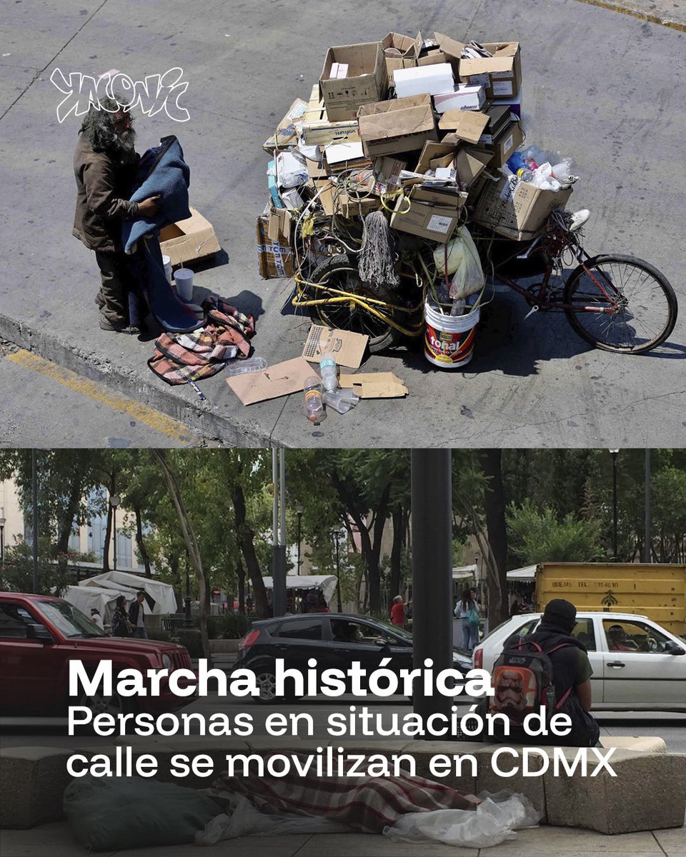 Yaconic's tweet photo. La Ciudad de México fue testigo de un hecho sin precedentes: la primera marcha de personas en situación de calle en el país.
🔗 https://t.co/z4NDhMkQW8 🔗
#cdmx #personassituaciondecalle #marchascdmx https://t.co/Slr16E5z4X