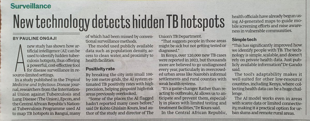 Reimagining TB Surveillance with AI
By breaking the city into small grids, a new AI system can now estimate TB positivity rates with high precision and pinpoint high-risk areas that were previously overlooked.