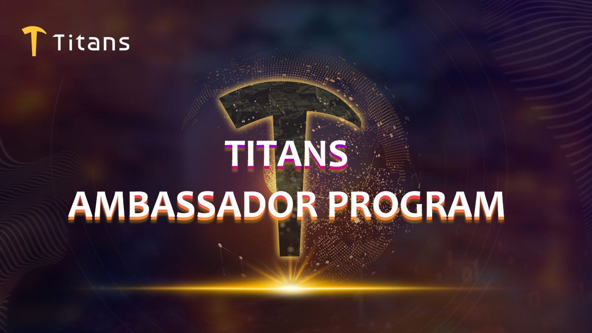 The TITANS Ambassador Program is now live!

🔥We are looking for talent to join in to help us our marketing &amp; build community!

🧙‍♂️We welcome everyone to apply, Successful
contributors will be generously rewarded for their efforts.

Dive in to learn more.👇
medium.com/@titansfipro/t…