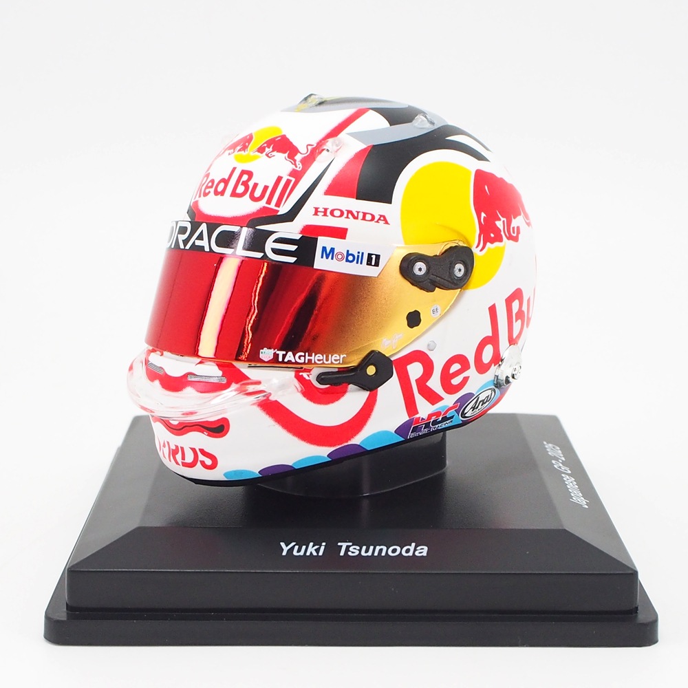 スパーク 1/5 ヘルメット 角田 裕毅 2025年 日本GP仕様 ヘルメット入荷
