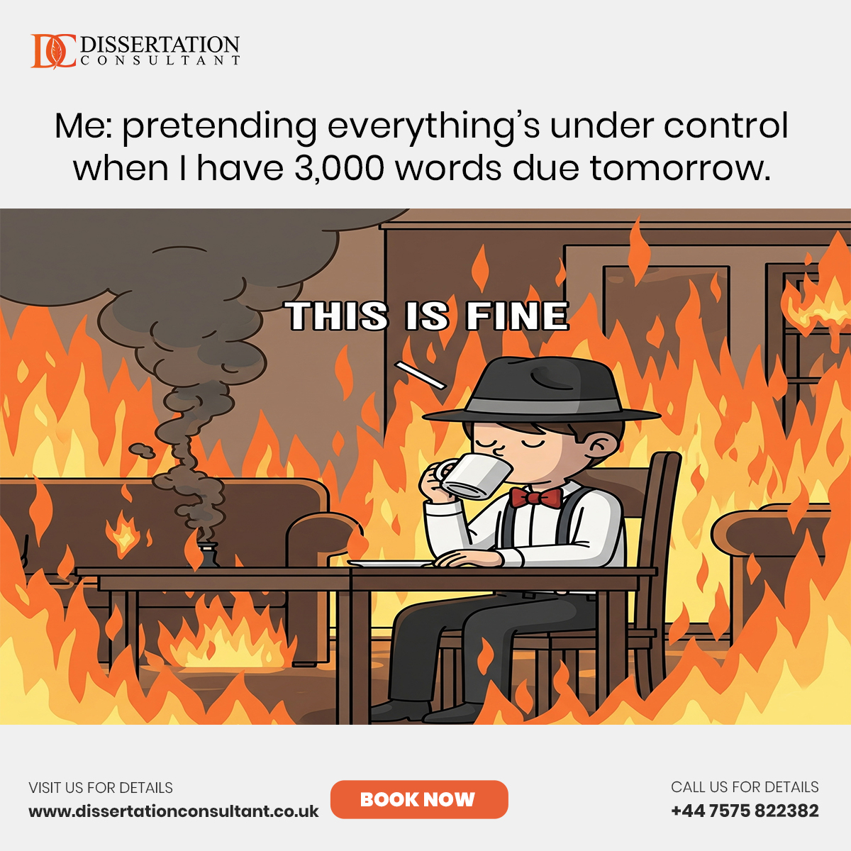 Dissertation Consultant (@dissertation016) on Twitter photo let us help you beat the deadline stress.
Website: dissertationconsultant.co.uk
Email: info@dissertationconsultant.co.uk
#deadlinelife #studentstruggles #lastminutework #essayhelp #assignmentstress #collegelife #studymotivation #AcademicSupport #writinghelp #ProcrastinationNation let us help you beat the deadline stress.
Website: dissertationconsultant.co.uk
Email: info@dissertationconsultant.co.uk
#deadlinelife #studentstruggles #lastminutework #essayhelp #assignmentstress #collegelife #studymotivation #AcademicSupport #writinghelp #ProcrastinationNation