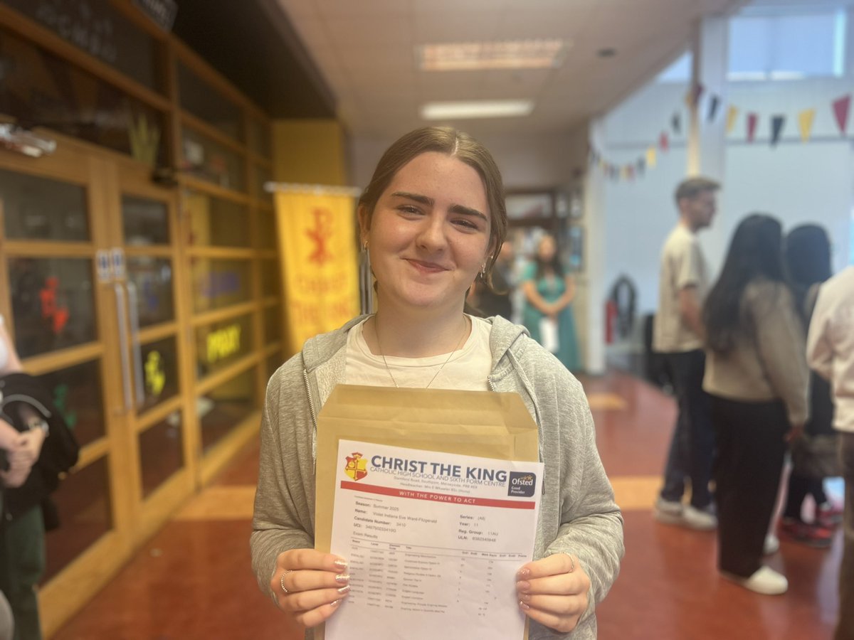 Violet Ward-Fitzgerald is off to Runshaw after smashing her GCSEs. She’s going to study engineering, Spanish and film studies with the hope of building film sets in Spain when she’s older. 

“I just want to bring them all together. My family love to travel.”