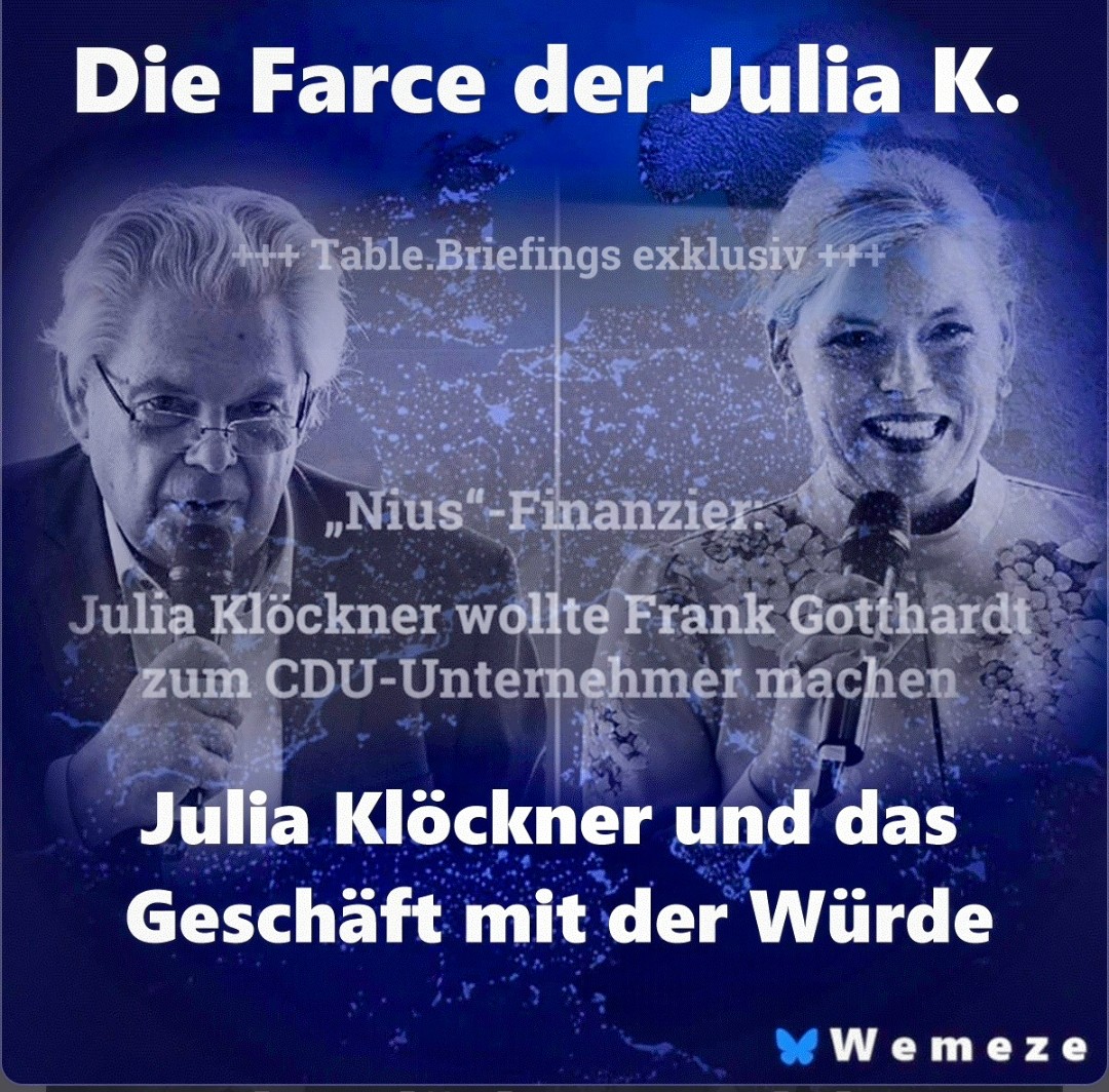 Bürgis Watch (@burgerleinwatch) on Twitter photo 1/2
Nein, liebe <a href="/CDU/">CDU Deutschlands</a> !
Es ist keine Hetze, nur gut gemeinter Hinweis.
Untenstehendes ist der Weg dorthin wo Euch Rechtsextremisten der #AfD haben wollen.
In Frankreich, Italien, Ungarn etc.pp spielen Eure einst großen Schwesterparteien bereits keine Rolle mehr.
/2 1/2
Nein, liebe <a href="/CDU/">CDU Deutschlands</a> !
Es ist keine Hetze, nur gut gemeinter Hinweis.
Untenstehendes ist der Weg dorthin wo Euch Rechtsextremisten der #AfD haben wollen.
In Frankreich, Italien, Ungarn etc.pp spielen Eure einst großen Schwesterparteien bereits keine Rolle mehr.
/2