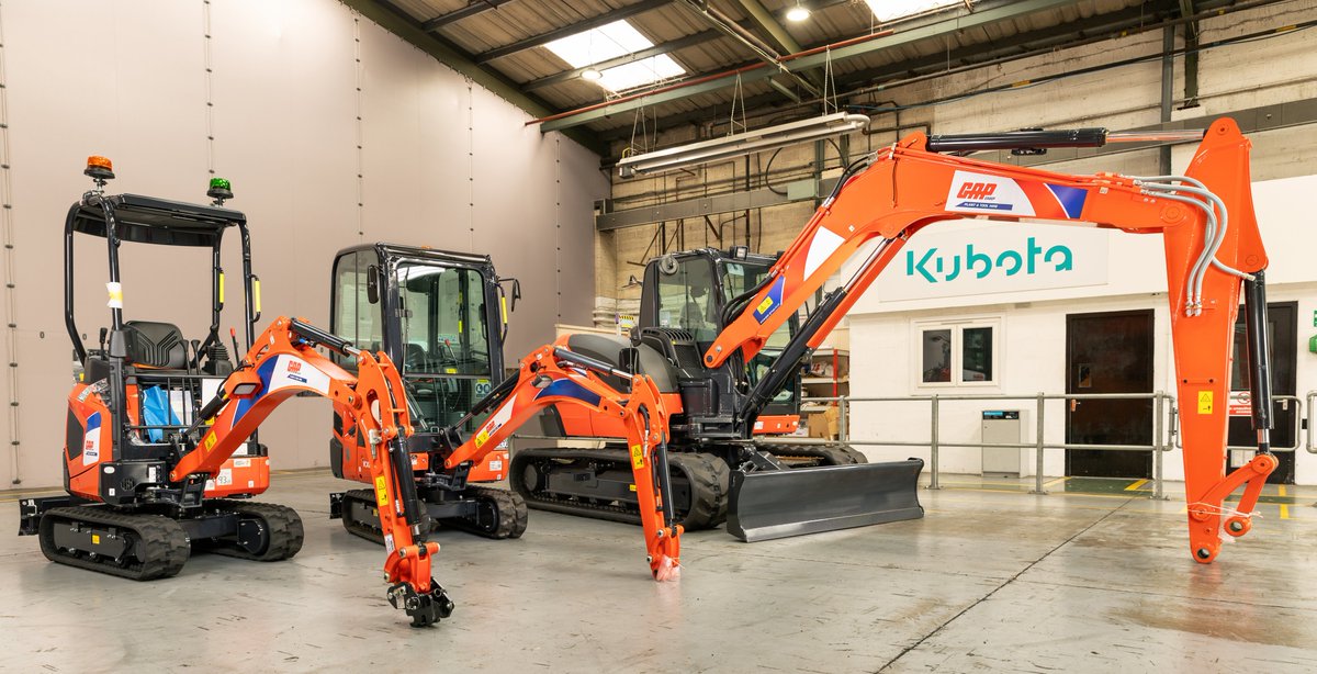 GAP Group (@gapgrouphire) on Twitter photo 723 New Kubota Excavators 🚛 
From the compact K008 to the powerful KX085, our new fleet comes with Stage V engines for a cleaner and greener performance.
Backed by over 20 years of partnership with <a href="/KubotaUK/">Kubota UK</a>, we’re proud to keep delivering modern, reliable, and sustainable 723 New Kubota Excavators 🚛 
From the compact K008 to the powerful KX085, our new fleet comes with Stage V engines for a cleaner and greener performance.
Backed by over 20 years of partnership with <a href="/KubotaUK/">Kubota UK</a>, we’re proud to keep delivering modern, reliable, and sustainable