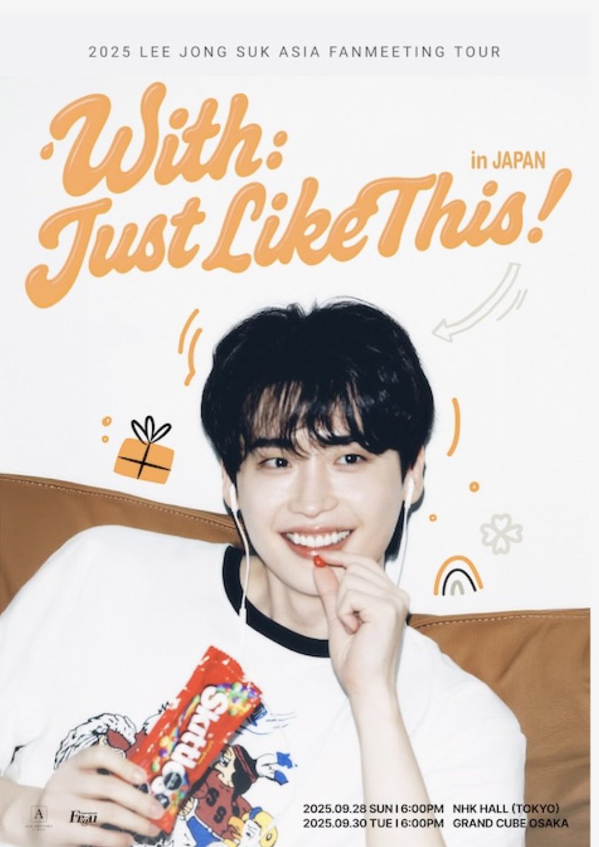 よかった🙌
今年も会いに行きます🧡🧡

#イジョンソク #LeeJongSuk #이종석 #With_Just_Like_This