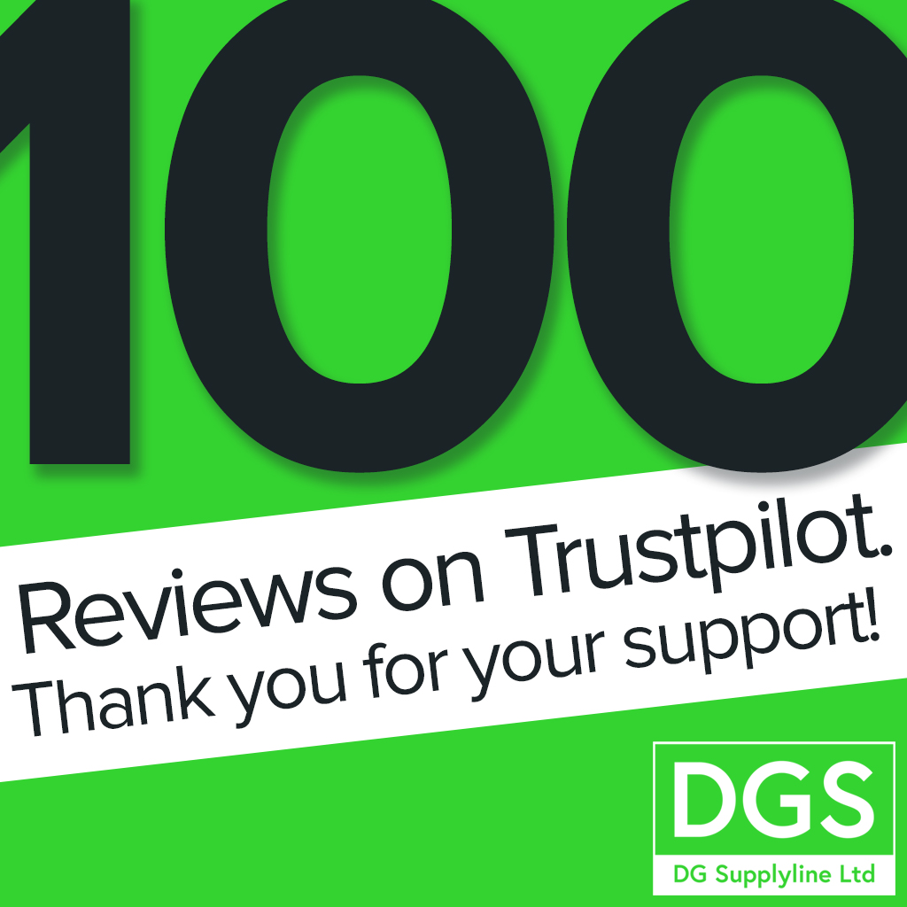We've now had 100 reviews since partnering up with Trustpilot. Thanks for all the feedback.

If you've used us and haven't yet left a review. Make sure to drop us some feedback over on trustpilot.
trustpilot.com/review/www.dgs…
