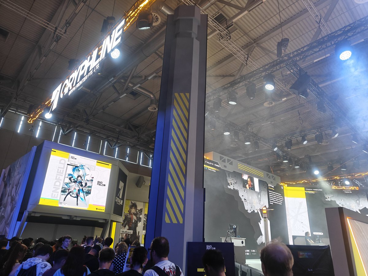 Zafyron's tweet photo. #ArknightsEndfield #Endfield #gamescom2025 https://t.co/TpHphhrSff