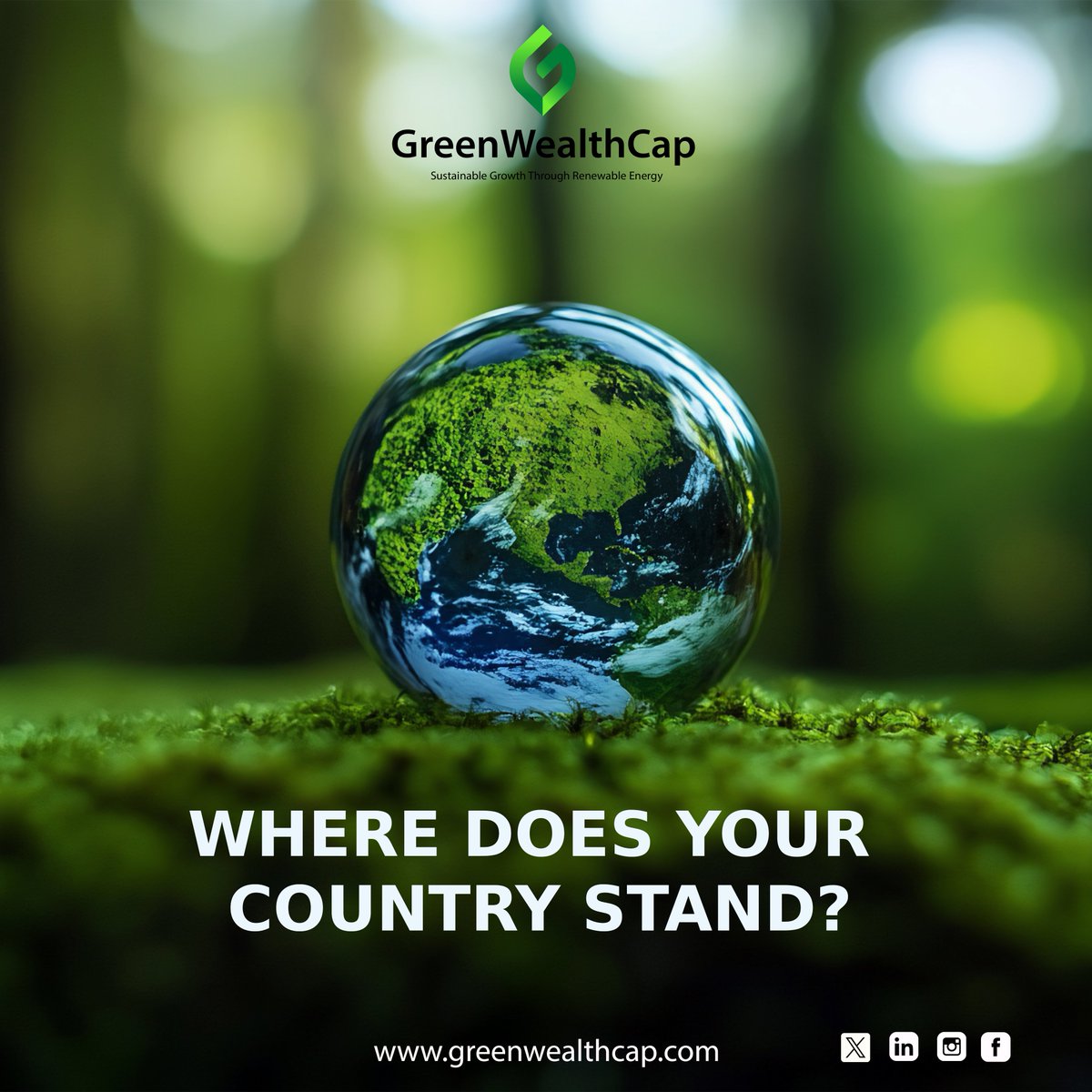GreenWealthCap's tweet photo. 🌍⚡ Renewable energy is shaping the future — but not every country is moving at the same pace.
From solar adoption ☀️ to wind innovation 🌬️, the global race toward sustainability is on.
💡 Question is: Where does your country stand?

#GreenWealthCap #RenewableFuture #CleanEnergy https://t.co/OHIZUe3GDh