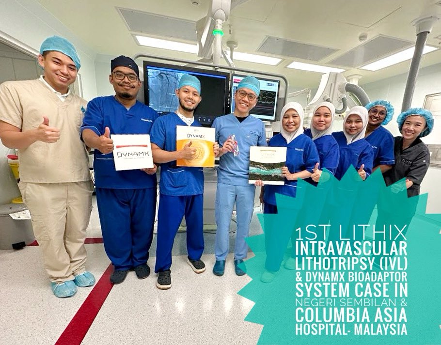 drkltan's tweet photo. Introducing 1st🥇Successful #LithiX (#IntravascularLithotripsy, #IVL) and Bioadaptive #Angioplasty with #DynamX #Bioadaptor System by #Elixir in #NegeriSembilan and Columbia Asia Hospital-#Malaysia🏥 at
KLTan Heart Specialist Clinic- 心脏内科专科 https://t.co/716H8YlOvL