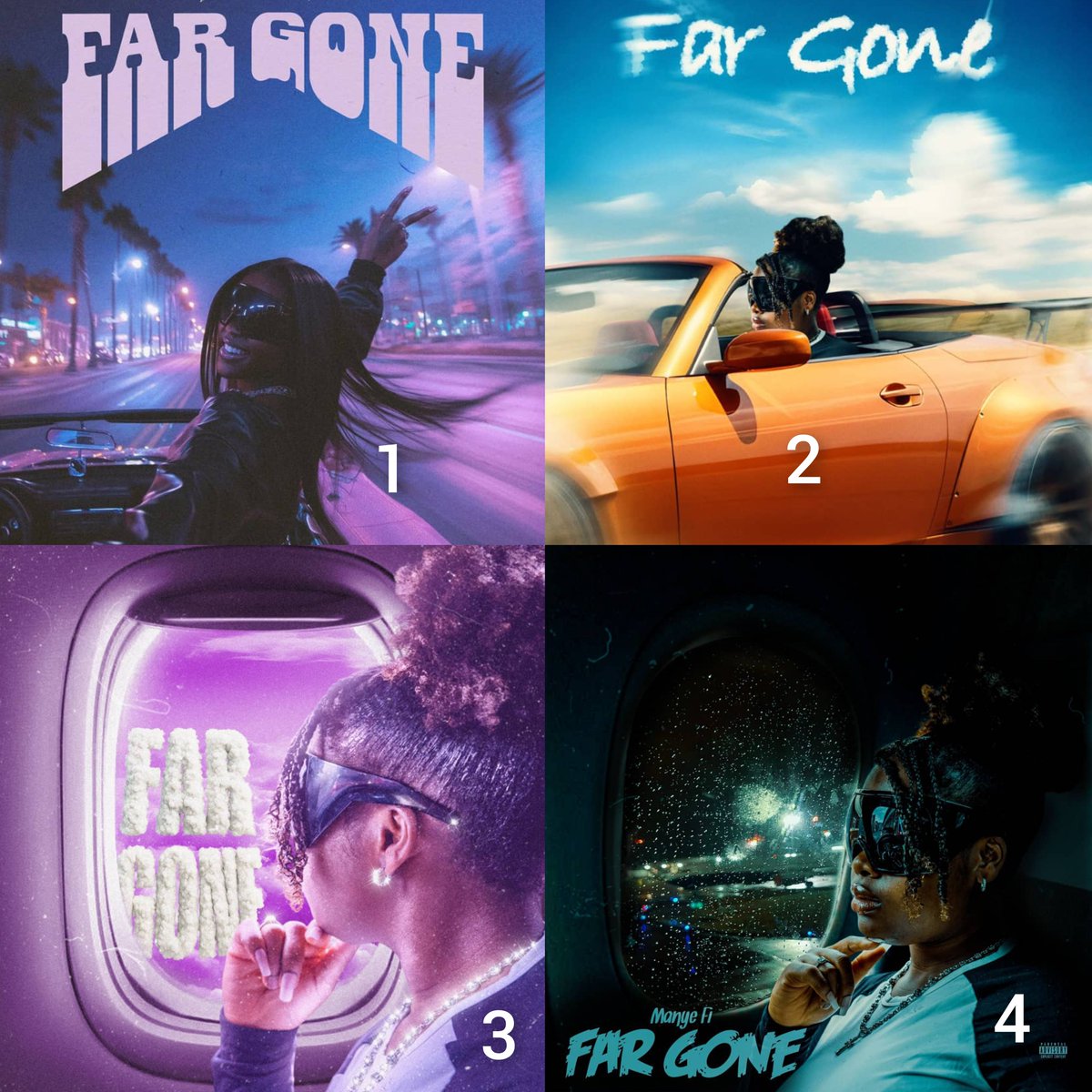 ManyeFi's tweet image. I need your help choosing the cover art for my next release titled Far Gone.

Vote for your favourite in the poll (check first reply).

💰 Prizes up for grabs:
🥇 Winner — $200
🥈 1st Runner-up — $100
🥉 2nd Runner-up — $50

Your votes decide it all — let’s go!