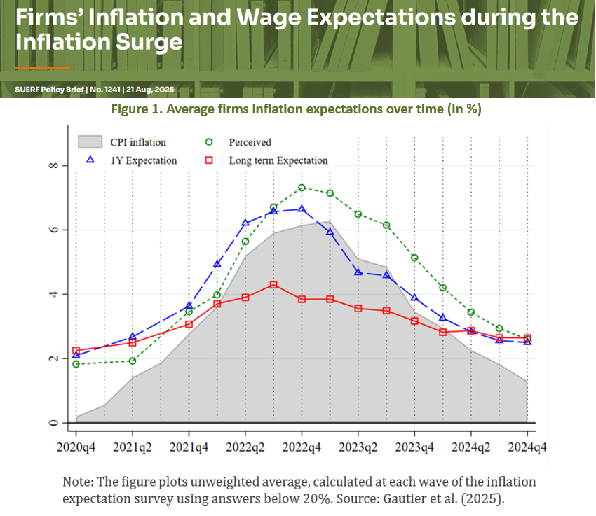 SUERF - The European Money and Finance Forum (@suerf_org) on Twitter photo #SUERFpolicybrief “Firms’ #Inflation and #WageExpectations during the Inflation Surge" by <a href="/ErwanGautier17/">Erwan Gautier</a>, Frédérique Savignac (<a href="/banquedefrance/">Banque de France</a>) and Olivier Coibion (<a href="/UTAustinEcon/">UT-Austin Economics</a>)
📄 tinyurl.com/yz3drxww #SUERFpolicybrief “Firms’ #Inflation and #WageExpectations during the Inflation Surge" by <a href="/ErwanGautier17/">Erwan Gautier</a>, Frédérique Savignac (<a href="/banquedefrance/">Banque de France</a>) and Olivier Coibion (<a href="/UTAustinEcon/">UT-Austin Economics</a>)
📄 tinyurl.com/yz3drxww