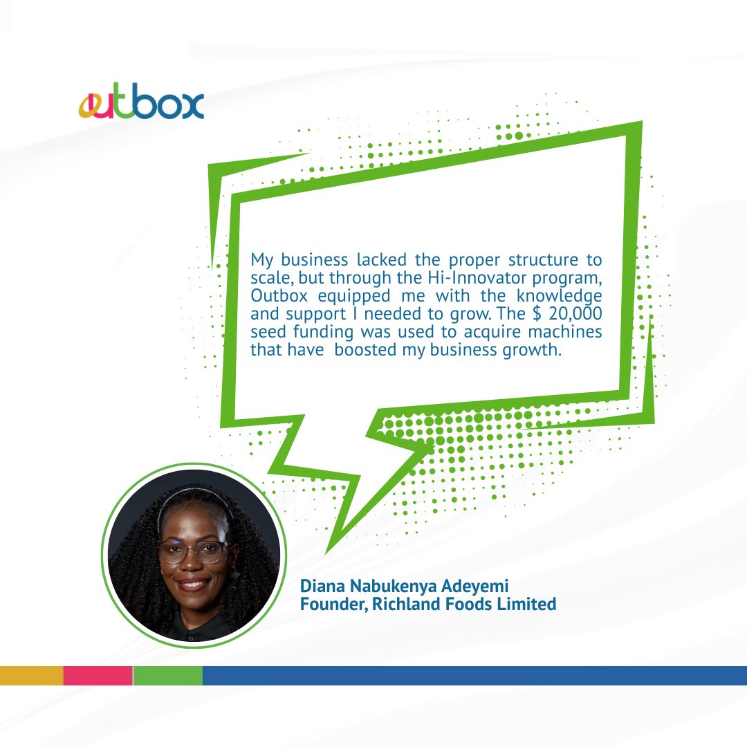 OutboxHub's tweet image. #HappyWorldEntrepreneursDay!

For over a decade, @OutboxHub has been at the heart of Uganda’s entrepreneurship journey, empowering entrepreneurs with the tools they need to thrive.

From access to #finance, to tailored #businessdevelopmentsupport, we have supported #entrepreneurs…