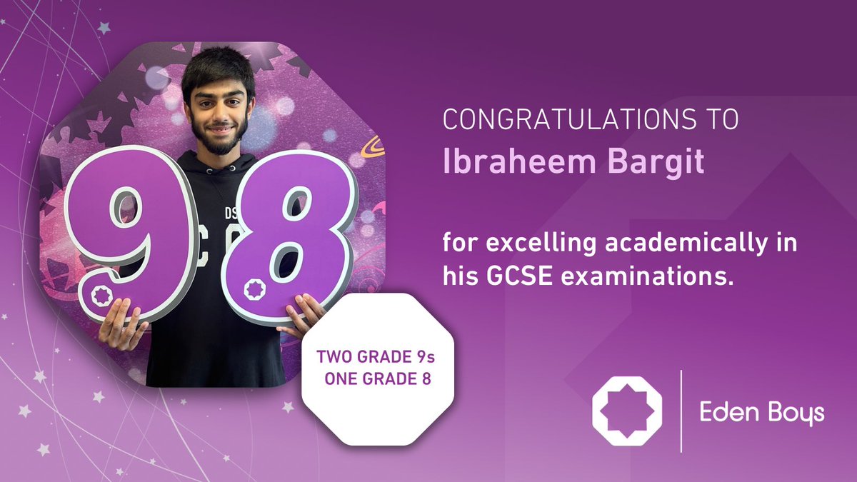edenboyspreston's tweet photo. Ibraheem is delighted with his Grade 9s in English Language and Maths along with his Grade 8 in Biology and all Grade 7s to complete the set!

He now intends to study at @Newman_College. Best of luck for the future!

#WeAreStar #GCSEResultsDay2025 https://t.co/gUvrrLPXqm