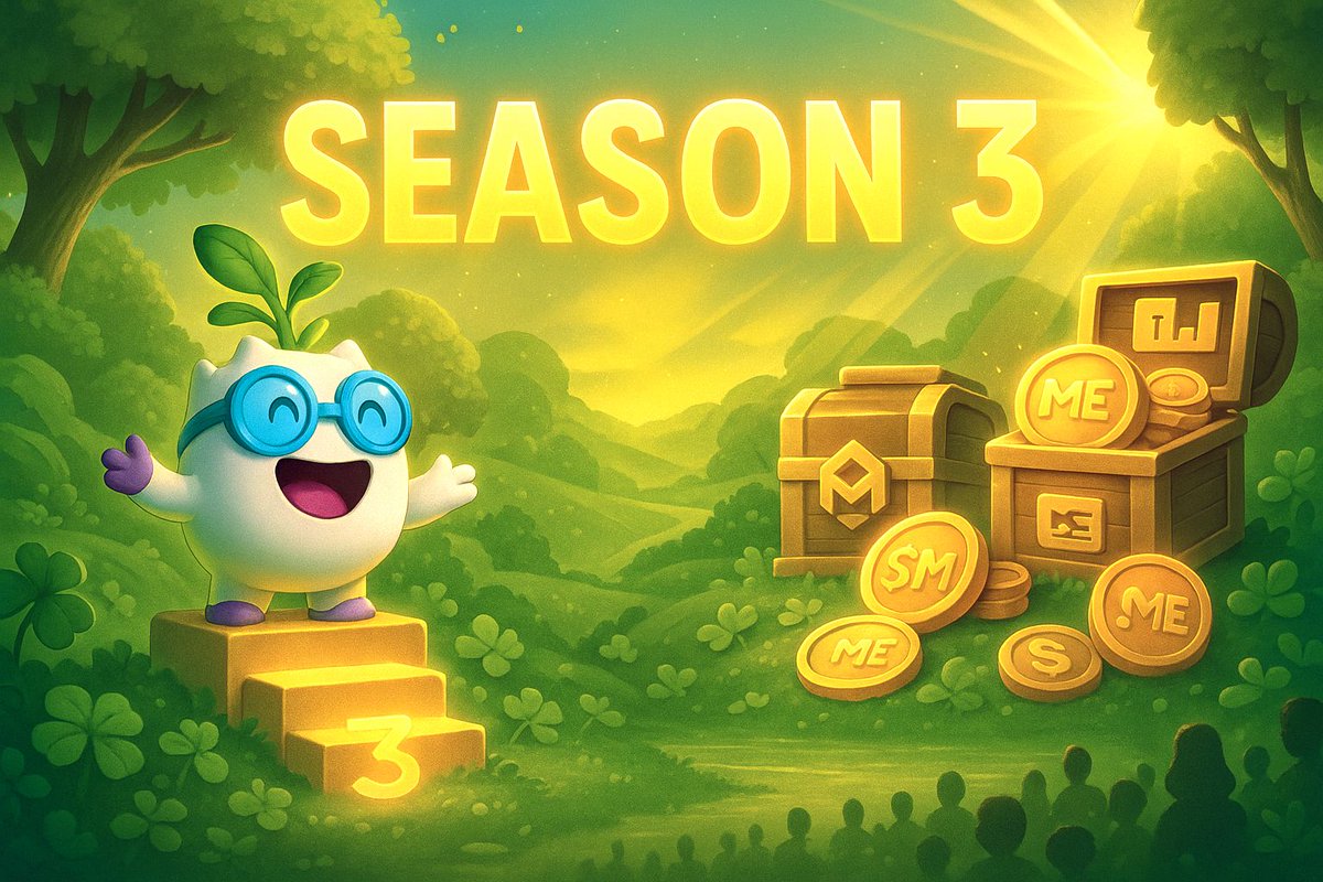 Utopia🥑 (@gachoki_007) on Twitter photo Season 3 has arrived 🌿✨ Enter the Magic Golden Eden — where magic meets rewards, and the community climbs together 🎁
#MES3Banner <a href="/MagicEden/">Magic Eden 🪄</a> Season 3 has arrived 🌿✨ Enter the Magic Golden Eden — where magic meets rewards, and the community climbs together 🎁
#MES3Banner <a href="/MagicEden/">Magic Eden 🪄</a>