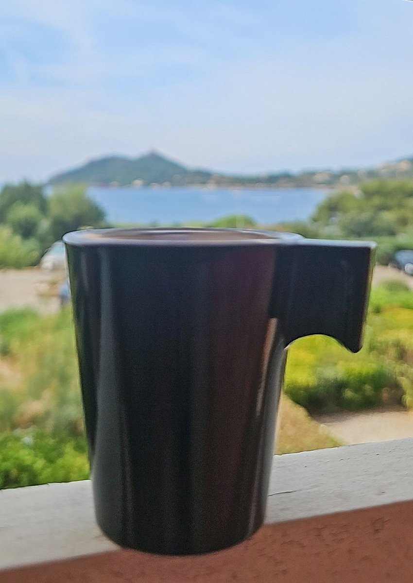 Café délocalisé avec vue.... bonjour !