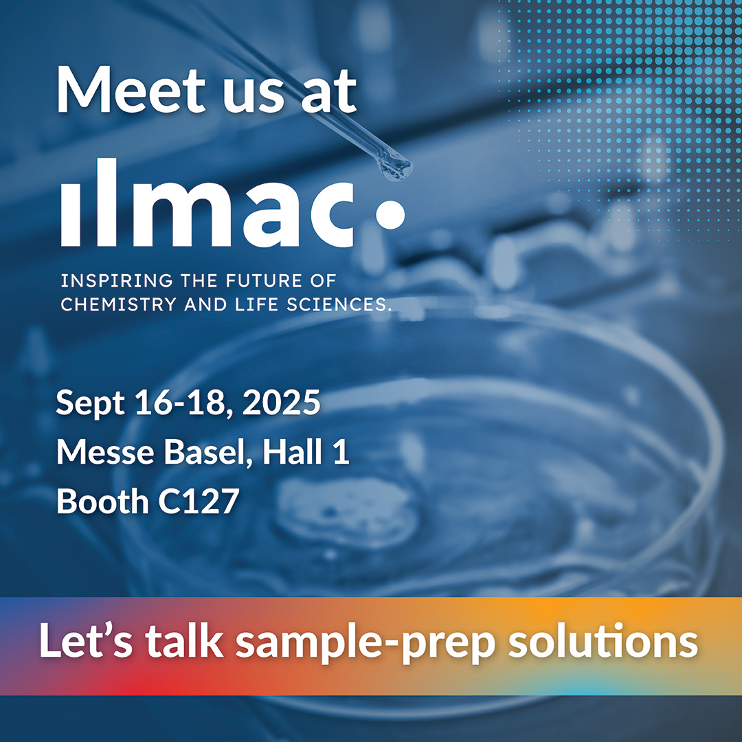 We’re heading to #ILMAC Basel (Sept 16–18) together with Lucerna-Chem AG!
Swing by Booth C127 to see our Smart Vortenizer, extraction kits &amp; #sampleprep workflows in action. Ready to boost your #chemistry &amp; life-science projects? 🔬 <a href="/ILMAC_Basel/">Ilmac</a>