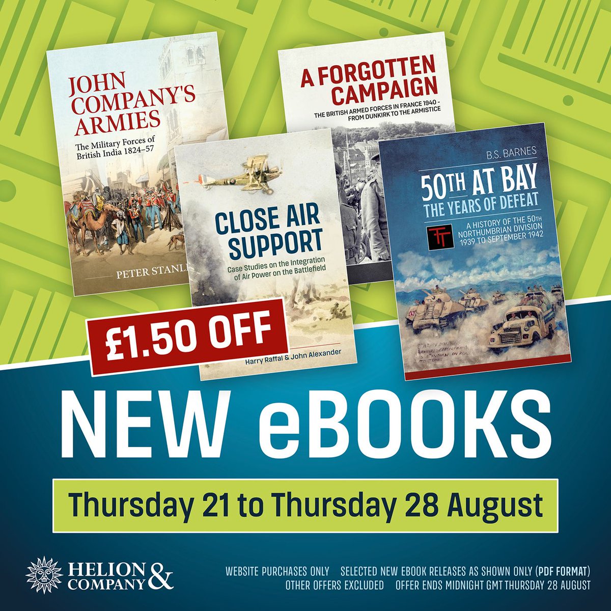 ⭐ New Digital Releases from Helion &amp; Company! ⭐

We're excited to announce a fresh selection of eBooks now available  — with a special launch offer to celebrate!

📚 Explore our full digital collection:
👉 helion.co.uk/helion-digital…

📖 Newly released eBook titles:

🔹 John
