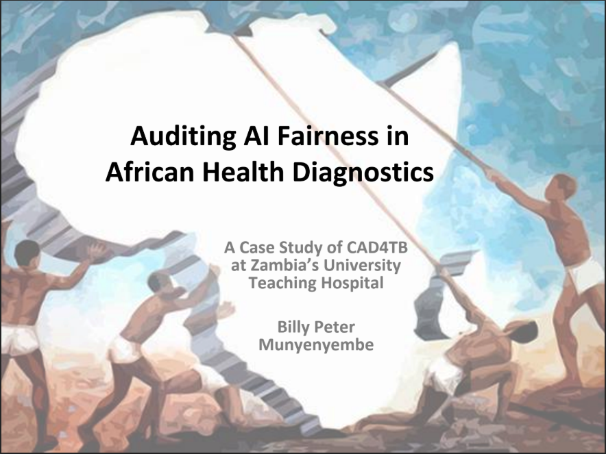 Trust AI Workshop (@trustai_indaba) on Twitter photo Contributed talk by BILLY PETER MUNYENYEMBE on "Auditing AI Fairness in African Health Diagnostics"
Trust AI Workshop happening now at the <a href="/DeepIndaba/">Deep Learning Indaba</a> 🇷🇼 🫶🏾🔥
#DLI2025 #AI #Fairness #Health #Africa #Trusthworthy
#Urunana – Hand in Hand for AI in Africa Contributed talk by BILLY PETER MUNYENYEMBE on "Auditing AI Fairness in African Health Diagnostics"
Trust AI Workshop happening now at the <a href="/DeepIndaba/">Deep Learning Indaba</a> 🇷🇼 🫶🏾🔥
#DLI2025 #AI #Fairness #Health #Africa #Trusthworthy
#Urunana – Hand in Hand for AI in Africa
