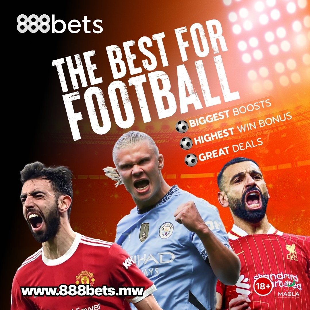 888betsmalawi's tweet photo. PLAY SMARTER, WIN BIGGER!โฝ๐ฐ๐ฅ
โ
Biggest Boosts ๐ฏ
โ
Highest Win Bonuses ๐
โ
Great Deals ๐ฐ
The BEST place for football betting is here! ๐
๐ Visit https://t.co/aeNwTCXI6f ๐๐ต
๐ | Play Responsibly
#MadeToWinBigger #888bets https://t.co/g4gAY6dRQk