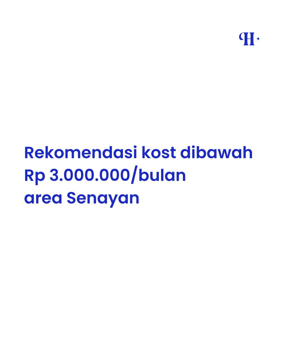 Rekomendasi kost dibawah 
Rp 3.000.000 area senayan

- a thread
