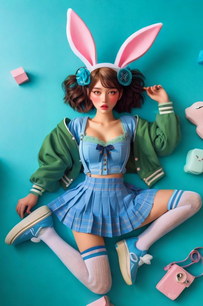NinjaX022's tweet photo. ♥️
GM X Fam ! 
Love bunnies ? 
🐰
#AIArt
#ArtByXO https://t.co/Zi0QoLog0F