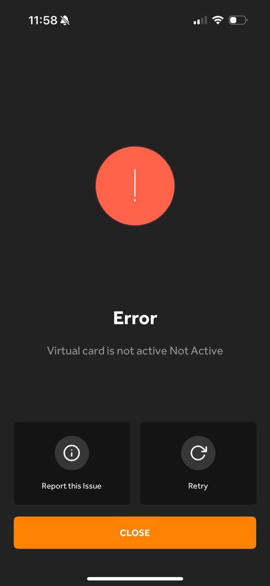 Ryannwaneri's tweet photo. @myaccessbank @myaccessbank Why can’t I use my access bank virtual card??? Why do I keep receiving error messages each time I try to use it? https://t.co/IdvkDGPXOQ