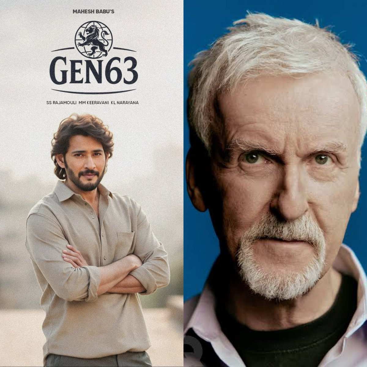 Censor Reports (@tolly_censor__) on Twitter photo Buzzz π¨π¨π¨
James Cameron is set to reveal the title and firstlook glimpse of #SSMB29 - Which Named as βGEN63β during his visit to India for Avatar: The Fire and Ash promotions !!
<a href="/urstrulyMahesh/">Mahesh Babu</a> <a href="/ssrajamouli/">rajamouli ss</a> Buzzz π¨π¨π¨
James Cameron is set to reveal the title and firstlook glimpse of #SSMB29 - Which Named as βGEN63β during his visit to India for Avatar: The Fire and Ash promotions !!
<a href="/urstrulyMahesh/">Mahesh Babu</a> <a href="/ssrajamouli/">rajamouli ss</a>