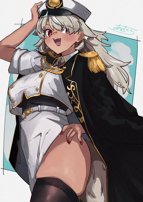 新衣装めちゃめちゃめちゃよかったです。
耳が下がってるのかわいい!
帽子はずしたらスッ…て耳が戻るのかわいい!
#灰音シャル絵 