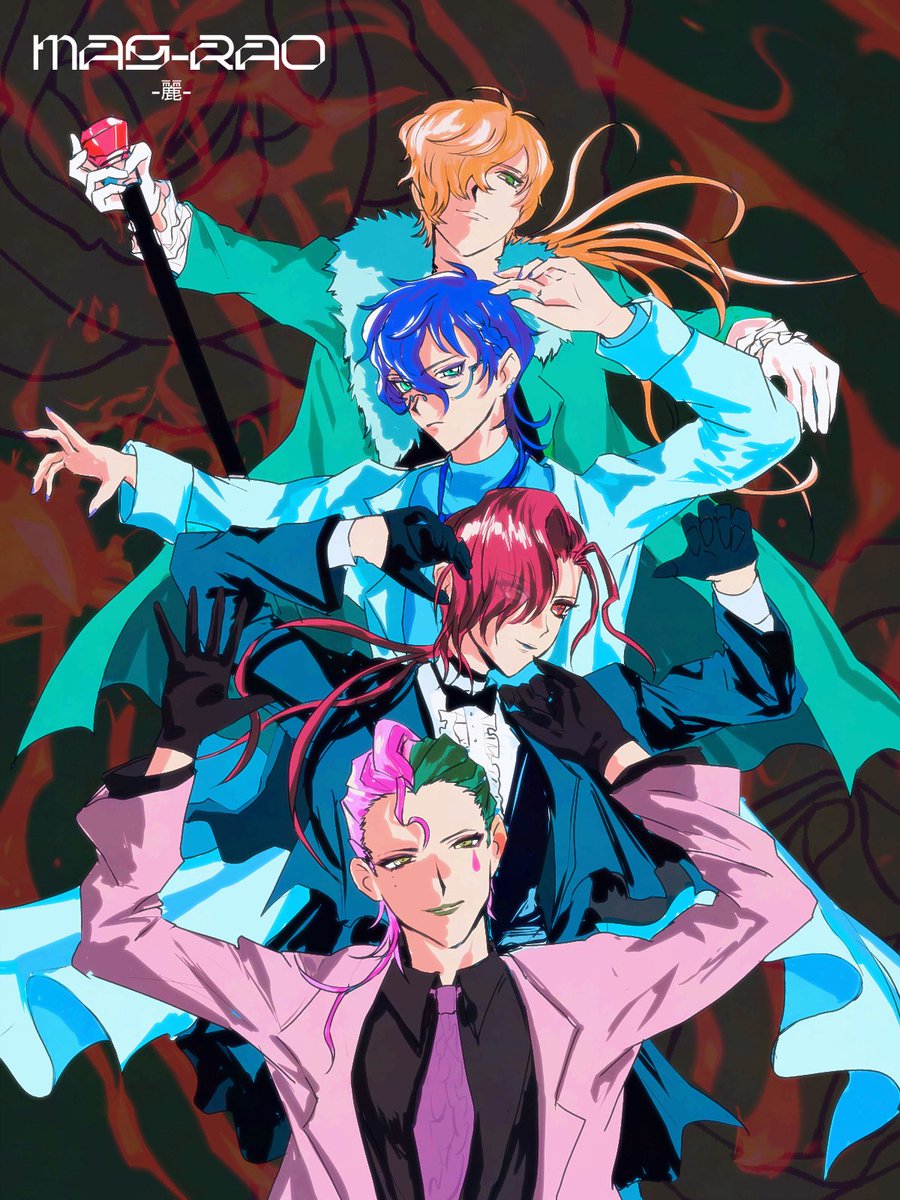Qkita_v's tweet photo. （麗）（剛）をレトロアニメ風に描きたかった
。謎ポーズになっちゃった https://t.co/Sh7tRkp74H