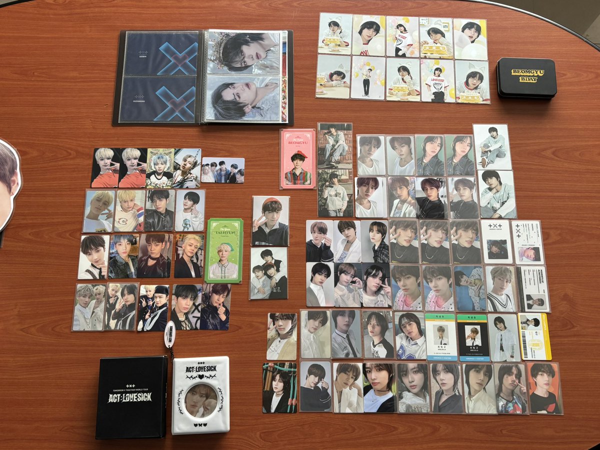 hi guys! ic interest check 

decluttering my whole collection na. still planning to do small sets lang, should i do per era? also will try my best to offer lower price lang. please let me know the pc you guys are interested in. 

wts lfb txt ph
