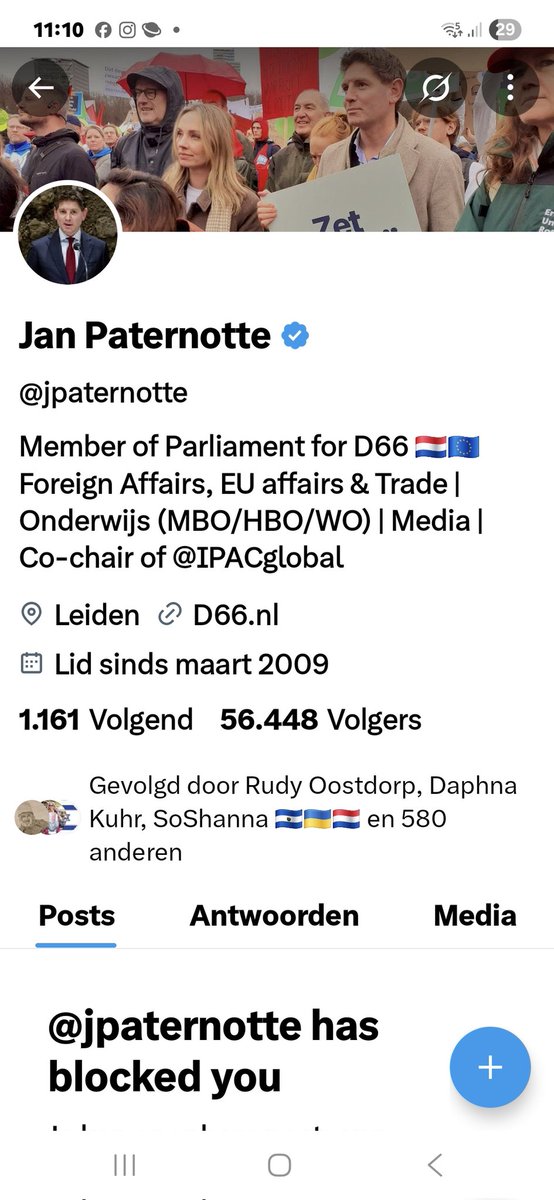De laatste 20 tweets van Jan Paternotte gingen over Israël en Poetin. Wordt het niet een keer tijd dat Nederlandse politici zich bezig gaan houden met Nederland. Elke dag wordt er wel iemand neergeschoten, neergestoken, verkracht of vermoordt. Daar hoor je ze nooit over!