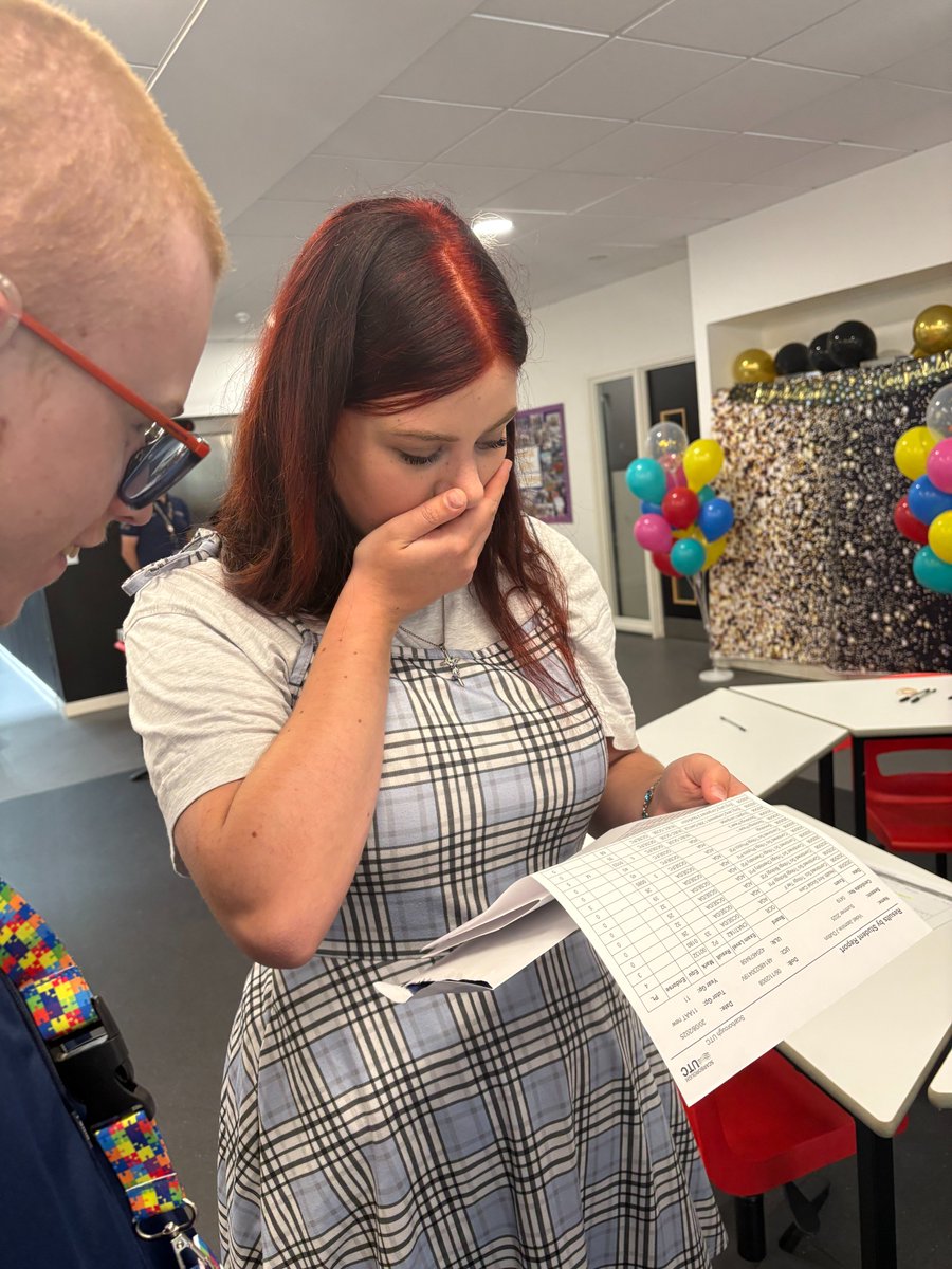 Students were lined up early this morning, to collect what were the best results the UTC has ever had! Our huge congratulations go to all students, and we look forward to welcoming many of you back next year, and wish you all the very best with your next steps! #GCSEResults2025