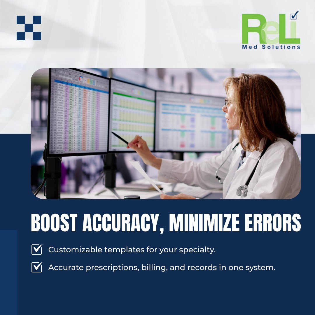 Relimed's tweet image. EMR Software Designed for Specialists, Built for Better Care

Specialists deserve more than a one-size-fits-all EMR. Discover ReLi Med Solutions

Visit us: relimedsolutions.com

 #ReLiMedSolutions #EMRSoftware #HealthcareTech #MedicalSoftware #CustomEMR