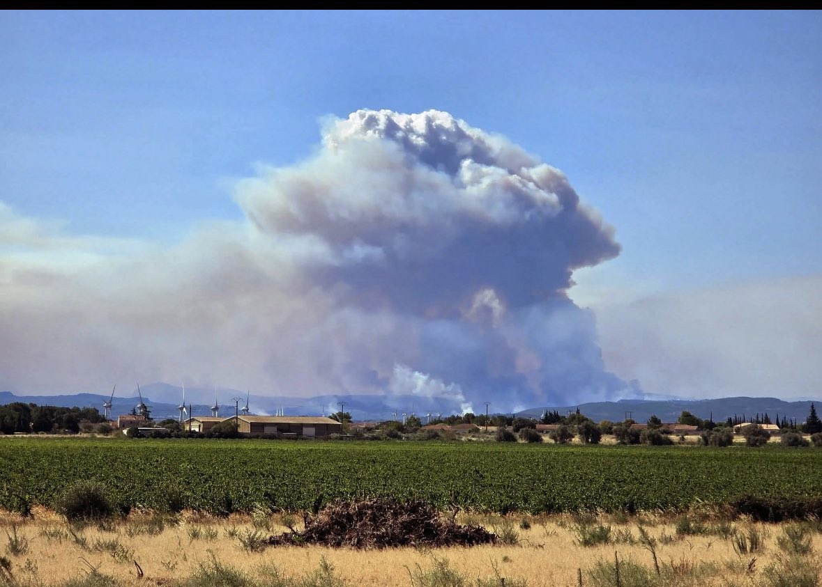 This is the largest wildfire France has ever seen — an area larger than Paris burned overnight. 16,000 hectares and still growing. Wildfires across Europe are up a staggering 40% this year. The fingerprints of climate change are undeniable.