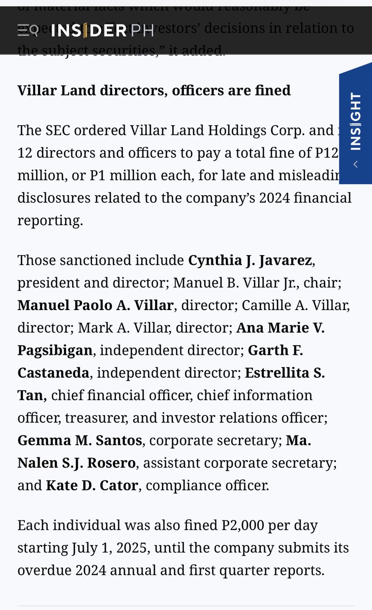 Kaya pala naging richest Filipino, doctored ang financials.   Kaya nga you will wonder, nilalangaw ang mga business establishments, daming complaints about services, pero ang laki pa rin ng reported income sa FS.  Overvalued pala ang properties.  Congratulations to the Villars'