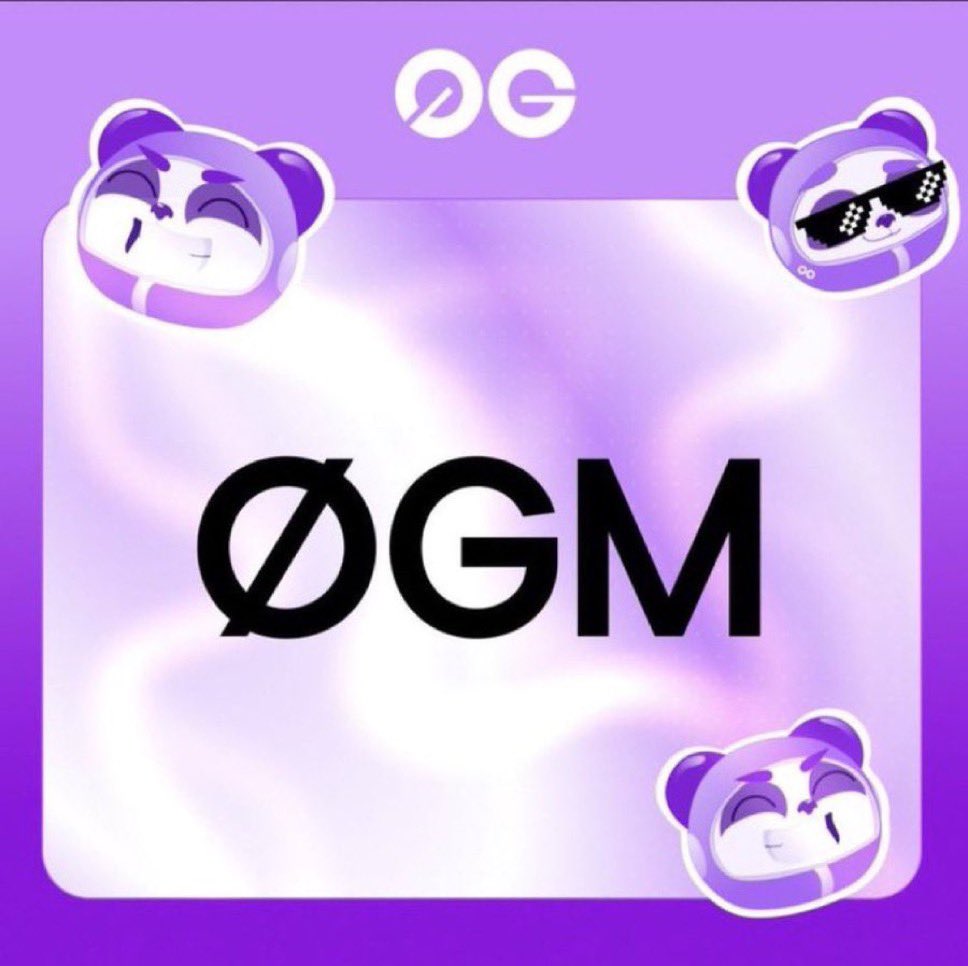 OG Journal (Ø,G) (@0g_journal) on Twitter photo 0gm from the best OG source. 💜
Say it back if you’re bullish on <a href="/0G_labs/">0G Labs (Ø,G) - AI L1</a> 0gm from the best OG source. 💜
Say it back if you’re bullish on <a href="/0G_labs/">0G Labs (Ø,G) - AI L1</a>