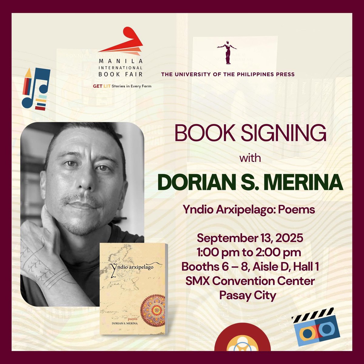 I’ll be at the #MIBF2025 in Manila this September. Kita tayo! ᜃᜒᜆ ᜆᜌᜓ! <a href="/uppress/">UP Press</a>