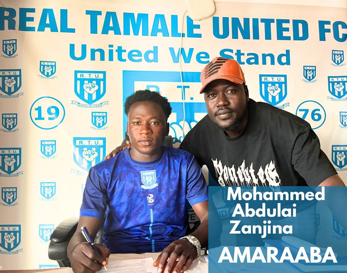 Tamale_CFC's tweet photo. We can confirm that Abdulai Mohammed Zanjina has completed his move to Real Tamale United.

All the best, Zanjina.🙌 https://t.co/xUWuWoBdFO