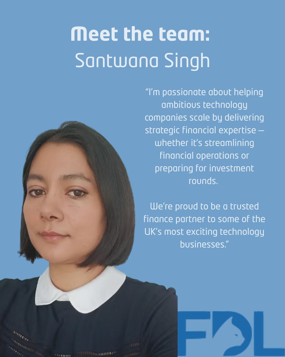 Finance_Cat's tweet image. We’re delighted to introduce our Financial Controller Santwana Singh.  @ACCA_UK qualified, Santwana helps ambitious technology companies scale by delivering strategic financial expertise: linkedin.com/company/financ…

#FinancialController #CFO #TechScaleUp #WomenInTech #WomenInFinance