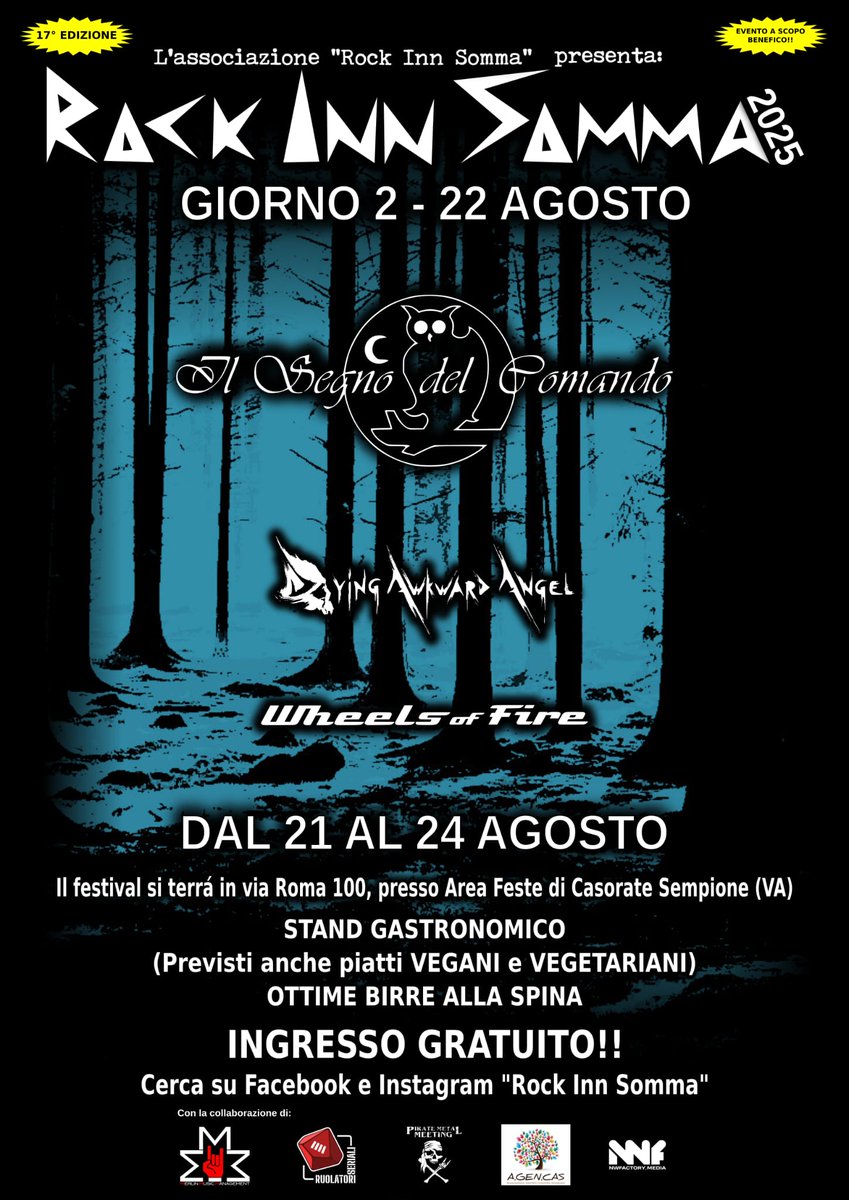 peterpatti's tweet image. #prog #darkprog #progrock #musica 

Il Segno del Comando torna dal vivo! 
-  22 Agosto: Rock inn Somma (Casorate Sempione, VA)
-  24 Agosto: Acqui Rock Festival (Acqui Terme, AL) 

#progressive #rock #hardrock #Italia #musicisti #band #concerti #Genova #Liguria