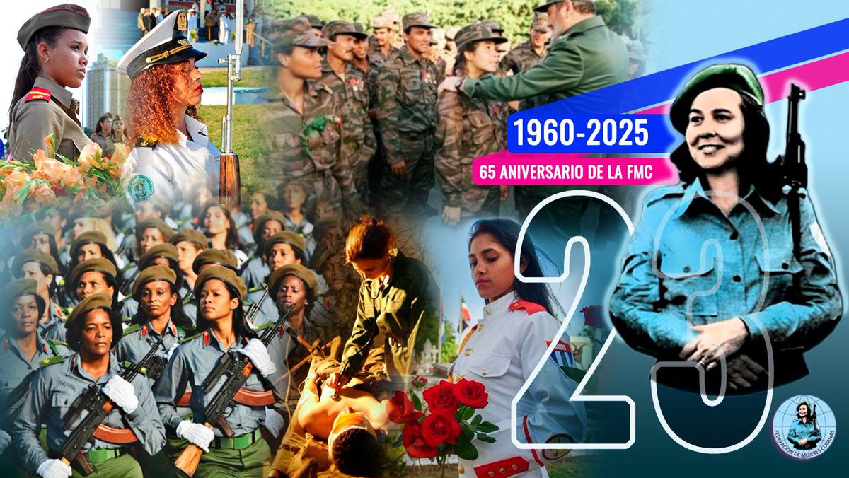 "Esta mujer cubana tan bella, tan heroica, tan abnegada flor para amar, estrella para mirar, coraza para resistir". 
#CubaViveEnSuHistoria