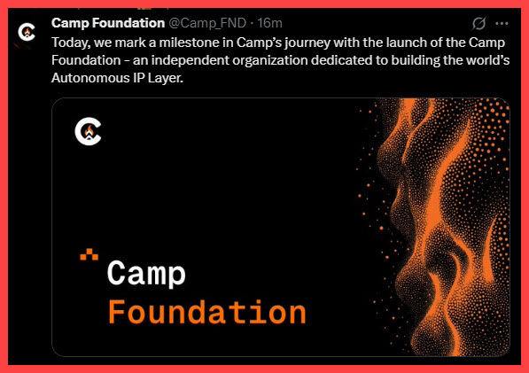 Duta Crypto (@duta_crypto) on Twitter photo Camp Foundation sudah lahir abangkuh. Yuk makin semangat lagi farming poinnya. 😁
Jika kamu belum join airdrop <a href="/campnetworkxyz/">Camp Network ⛺️</a>, silahkan join dulu. Funding $30M loh. Gratis.
✅ AKUN CAMP
- loyalty.campnetwork.xyz/loyalty?referr…
- Hubungkan wallet
- Menu "Edit Profile"
- Hubungkan sosmed
✅ Camp Foundation sudah lahir abangkuh. Yuk makin semangat lagi farming poinnya. 😁
Jika kamu belum join airdrop <a href="/campnetworkxyz/">Camp Network ⛺️</a>, silahkan join dulu. Funding $30M loh. Gratis.
✅ AKUN CAMP
- loyalty.campnetwork.xyz/loyalty?referr…
- Hubungkan wallet
- Menu "Edit Profile"
- Hubungkan sosmed
✅