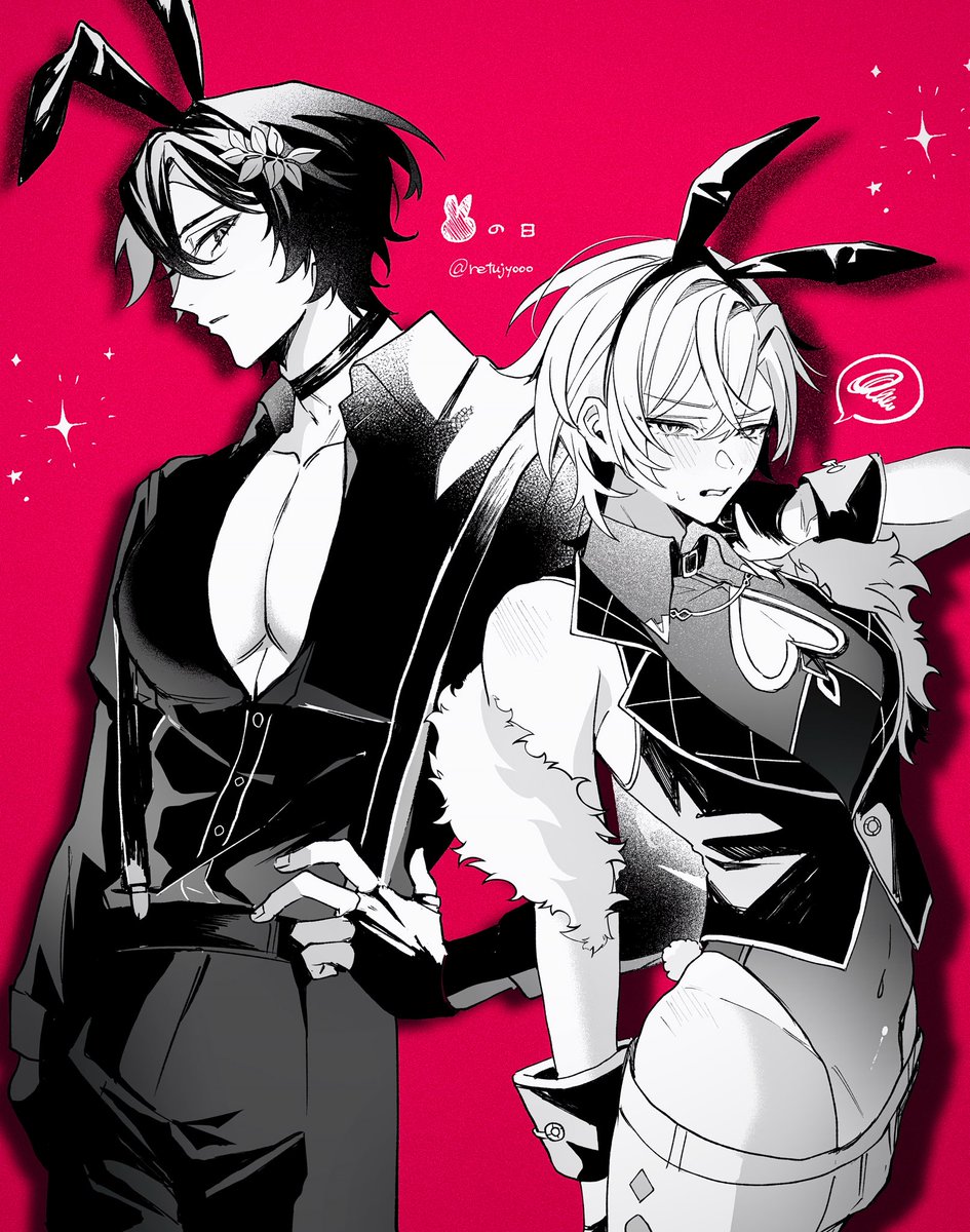 retujyooo's tweet photo. 🐰の日(※バニー、衣装捏造)
#ratiorine https://t.co/yYBflm3ueG