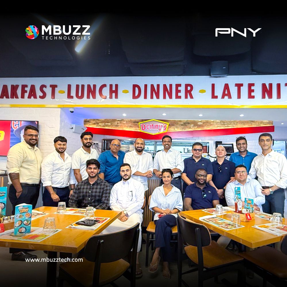 Jensen Huang once worked at Denny’s before building NVIDIA into a tech giant.

At that same venue, MBUZZ and PNY came together with one mission: driving AI adoption in the region.

🚀 Passion meets purpose. The journey of innovation starts here.

#PNY #MBUZZ #Innovation  #NVIDIA