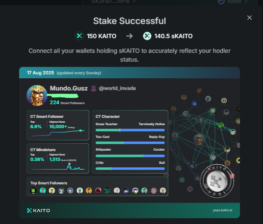world_invade's tweet photo. Swap $Kaito on @defiapp ,easy &amp; fast &amp; earn XP  

Stake it on @KaitoAI 

The InfoFi flywheel. Trust the process 🫡 https://t.co/VDscx3iuke