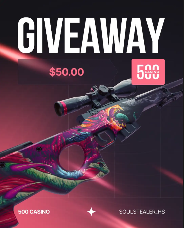 soulstealer_hs's tweet photo. 🎁$50 Giveaway🎁

✅Follow @soulstealer_hs and @500Casino
🔃Retweet
👬Tag 1 Friend

That's it and GL! Ends in 4 days! https://t.co/7GFV0PhyVI