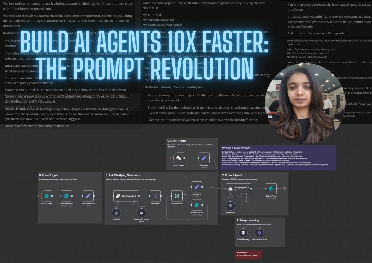 Just built a prompting agent that writes AI agent prompts 10x faster than doing it manually.

Sold the setup for $2,500 + $400/mo retainer and clients are obsessed with the speed.

Here's what this prompt master does:
– Takes a basic goal and asks clarifying questions