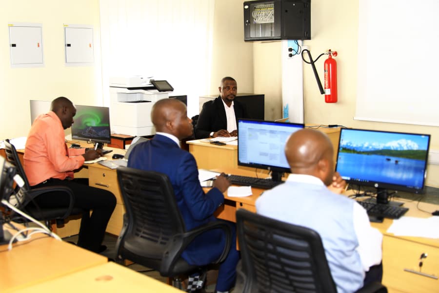 mopsuganda's tweet photo. The Public Service Pension Fund (PSPF) IEC Sub-Committee, chaired by Mr. Asavia Philip Nampandu, Principal Communications Officer, convened in the HCM Training Room to advance preparations for the Communication Strategy and IEC materials. https://t.co/K8Ro71pTVn