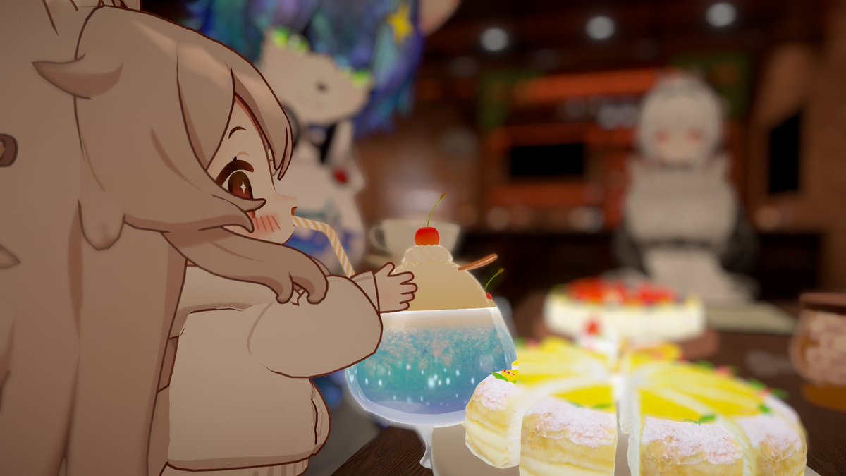 しゅわしゅわクリームソーダ✨️